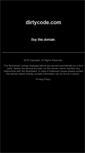 Mobile Screenshot of dirtycode.com