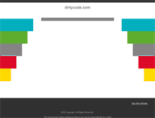Tablet Screenshot of dirtycode.com